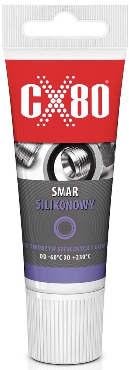 SMAR SILIKONOWY DO TWORZYW SZTUCZNYCH I GUM NSF H1 40G