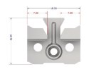 KLAMERKI BOAZERYJNE 4.0MM/100