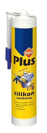 SILIKON SUPER PLUS SANITARNY 280ML BIAŁY