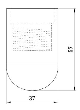 OPRAWKA PLASTIKOWA E27 CZARNA