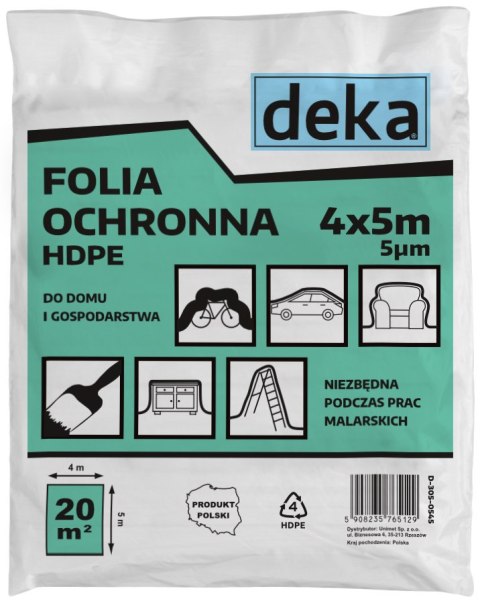 FOLIA OCHRONNA HDPE 4X5 MG 0,005