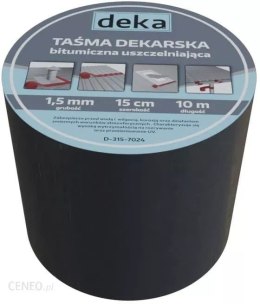 TAŚMA USZCZELNIAJĄCA DEKARSKA ALUBUTYL 15CM*10MB ALUMINIOWY