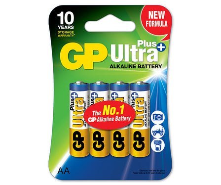 BATERIA ULTRA+ ALKALINE AA LR6 1.5V 4 SZTUKI