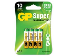 BATERIA SUPER ALKALINE AAA 1.5V 4 SZTUK