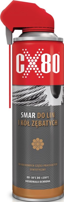 SMAR DO LIN STALOWYCH I KÓŁ ZĘBATYCH DUO SPRAY 500ML