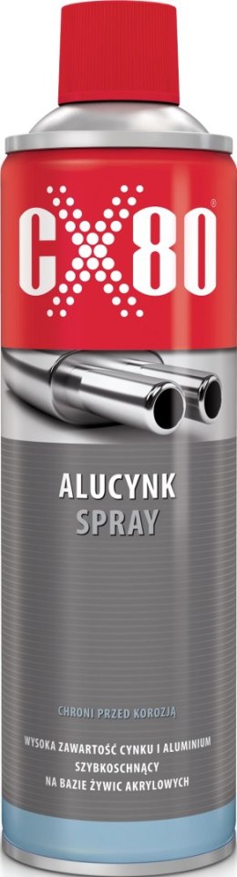 SPRAY OCHRONA PRZED RDZĄ ALU CYNK 500ML