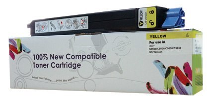 Toner Cartridge Web Yellow OKI C9600, C9800 zamiennik 42918913