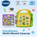 Wielki słownik zwierząt edukacyjny polsko - angielski książka Vtech 61457