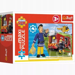 Puzzle 20 miniMAXI Strażak Sam 20 elementów akcja ratunkowa 3+ Trefl 21115