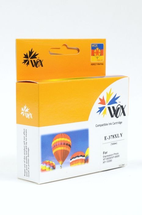 Tusz Wox Yellow EPSON 378XL zamiennik C13T37944010 (C13T37844010)