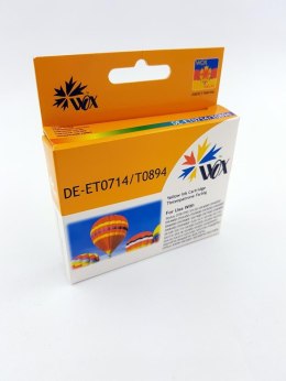 Tusz Wox Yellow EPSON T0714 (T0894) zamiennik C13T07144010