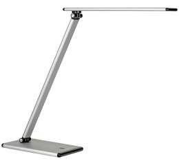 Lampka biurkowa UNILUX TERRA LED, metaliczny szary, dotykowy włącz