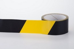 Taśma ostrzegawcza BHP żółto-czarna 50mm x 33m samoprzylepna PVC TPV33/O33