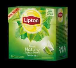 Herbata LIPTON PIRAMID GREEN FRESH NATURE 20t zielona GREEN TEA Lipton