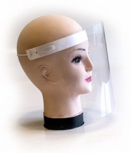 Przyłbica ochronna na twarz PVC wielokrotnego użytku antywirusowa 30mic rozmiar uniwersalny Noname