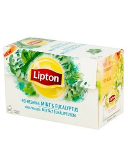 Herbata LIPTON MIĘTA Z EUKALIPTUSEM 20 saszetek Lipton