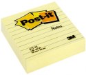Bloczek samoprzylepny POST-IT_ w linie (675-YL), 100x100mm, 1x300 kart., żółty (X)