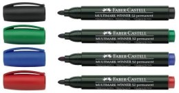 Marker permanentny czarny FC157899 12 sztuk FABER CASTEL No52 Faber-Castell