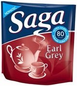 Herbata SAGA EARL GREY 80t Saga