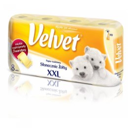 Papier toal.VELVET(8) żółty /XXL 3-wars. Velvet