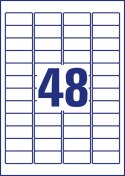 Etykiety adresowe J4720-25 45,7 x 21,2 25 ark przezroczyste, Avery Zweckform (X)