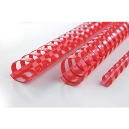 Grzbiety do bindowania plastikowe GBC Combs, A4, 6 mm, czerwone , 100 szt. 4028213 (X)