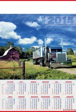 Kalendarz Plakatowy B-1, P20 - MAPA 2024 TELEGRAPH