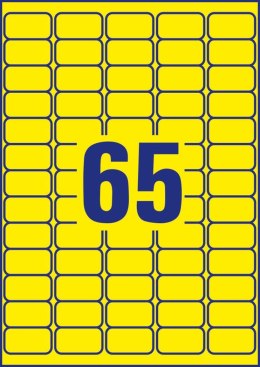 (WYCOFANE) Etykiety żółte L4793-20 38,1 x 21,2 20 ark. Usuwalne, Avery Zweckform (X) (X)