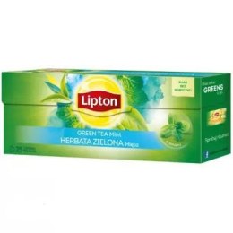 Herbata LIPTON GREEN MINT 25 torebek zielona mięta Lipton