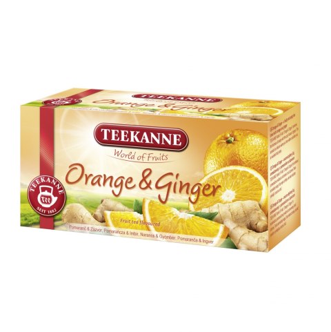 Herbata TEEKANNE FRESH Orange & Ginger 20t owocowa Teekanne