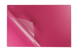 Podkład na biurko z folią 38x58 pink BIURFOL KPB-01-03