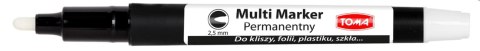 Marker permanetny ARTLINE MultiPen MASSIMO 2-5mm biały TO-025 Toma