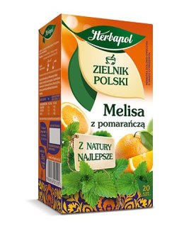 Herbata_HERBAPOL ZIELNIK POLSKI melisa z pomarańczą (20 torebek)