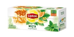 Herbata LIPTON MIĘTA Z CYTRUSAMI 20 saszetek Lipton