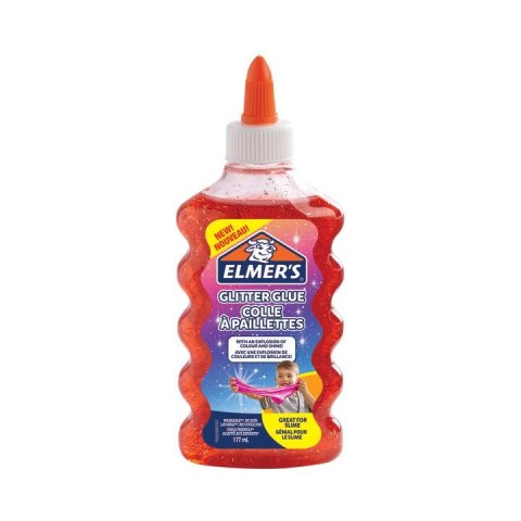 Elmers PVA klej brokatowy czerwony 177ml zmywalny, 2109489 Elmers