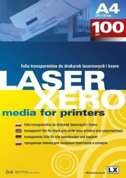 Folia do drukarek laserowych i kserokopiarek (100) LX A4 transparentna 100 mic. Argo Argo