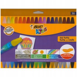 Pastele olejne BIC KIDS OIL PASTEL pudełko 36 szt. 964863 (X)