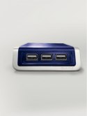 (WYCOFANE)Ładowarka LEITZ STYLE na 3 porty USB niebiesk 62070069 (X) (X)