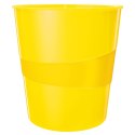 Kosz na śmieci 15L Leitz WOW, żółty 52781016 (X)