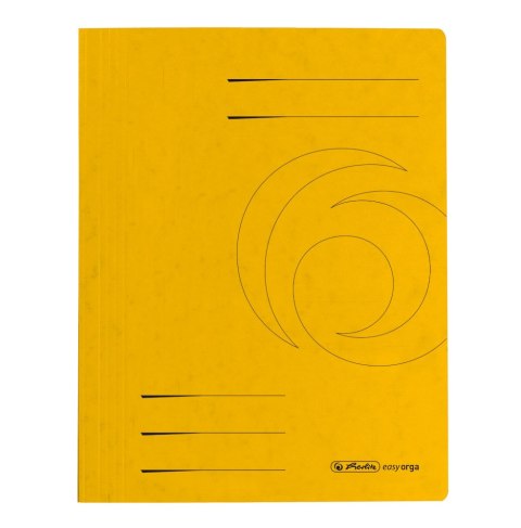 Skoroszyt kartonowy A4 Colorspan, żółty 11094679 Herlitz