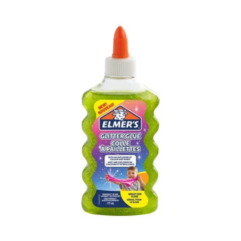 Elmers PVA klej brokatowy zielony 177ml zmywalny, 2107068 Elmers