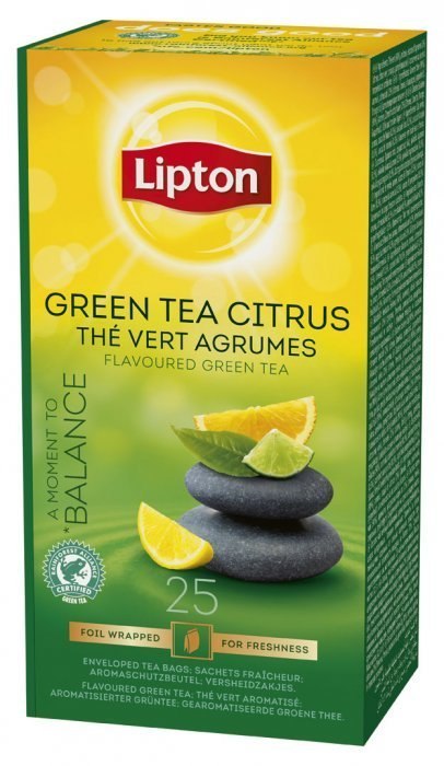 Herbata LIPTON Green Tea Citrus (25 saszetek) Lipton