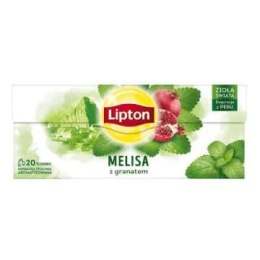 Herbata LIPTON MELISA Z GRANATEM 20t ziołowa Lipton