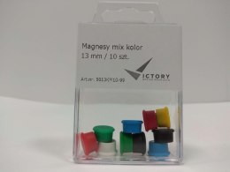 Magnesy mix kolor 13mm (10) 5013KM10-99 VICTORY