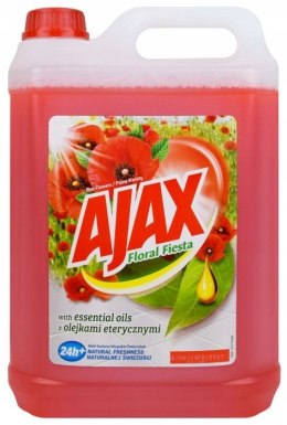 AJAX Płyn do czyszczenia uniwersalny 5l Czerwony Polne kwiaty 709383. Ajax
