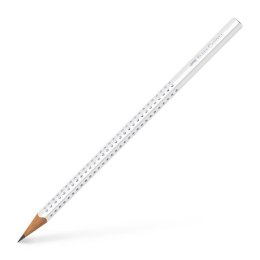 Ołówek_SPARKLE B biały z kryształkami FC118305 FABER-CASTELL