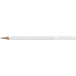 Ołówek_SPARKLE B biały z kryształkami FC118305 FABER-CASTELL