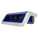 (WYCOFANE)Ładowarka LEITZ STYLE na 3 porty USB niebiesk 62070069 (X) (X)