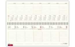 Kalendarz biurowy MANAGER LUX (H2), 26 - brąz mat 2023 TELEGRAPH