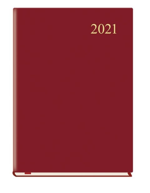 Kalendarz Firmowy 2022 A5 tydzień na 2 stronach czerwony T-206P-C/B Micha